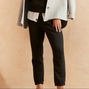 Banana Republic black fleece sweatpants